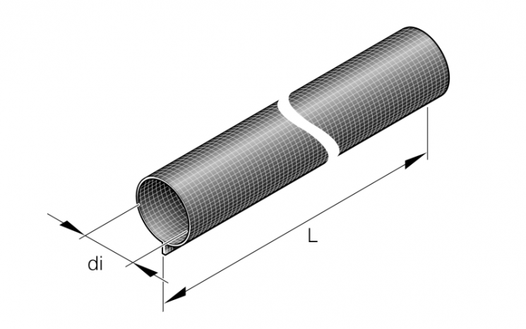 Изоляция для выхлопа  30mm L=150mm (стеклоткань) купить в Абакане
